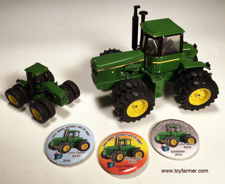 ERT16304A Tracteur articulé JOHN DEERE 8650 8 roues édition Farm Toys Show de 