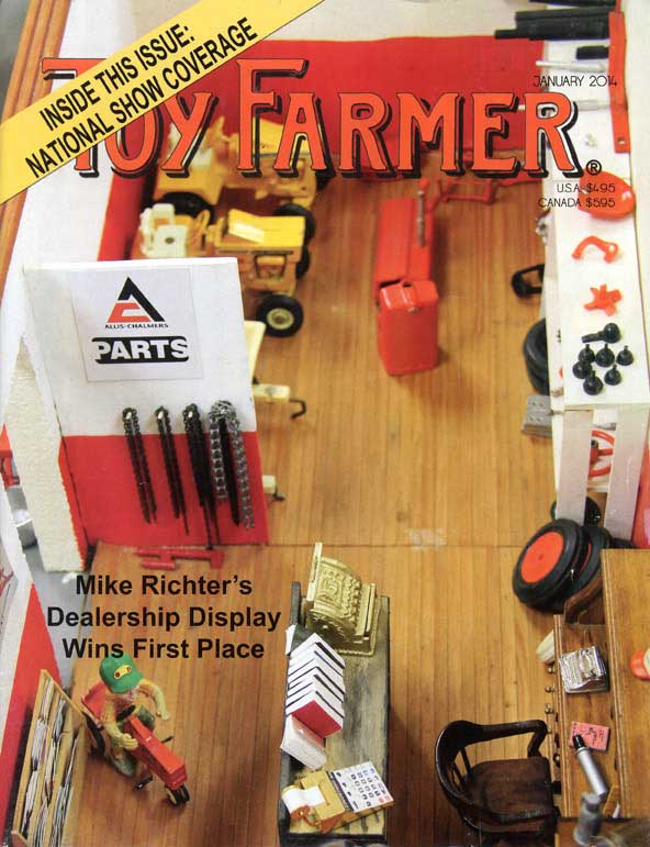 February 2014, Toy Farmer, Toy Farmer magazine, Red Wagon Antiques, Denny Erickson, George Erbe, Darvin Mitchell